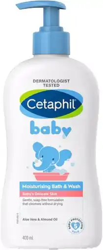 healthylife Cetaphil Baby Moisturising Bath & Wash offer