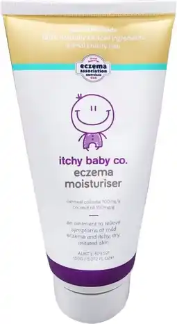 healthylife Itchy Baby Co. Natural Eczema Moisturiser offer