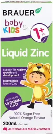 healthylife Brauer Baby & Kids Liquid Zinc offer