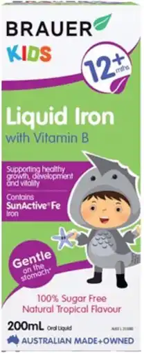 healthylife Brauer Kids Liquid Iron & Vitamin B offer