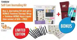 Eckersley's Art & Craft TOMBOW Self Care Journaling Kit offer