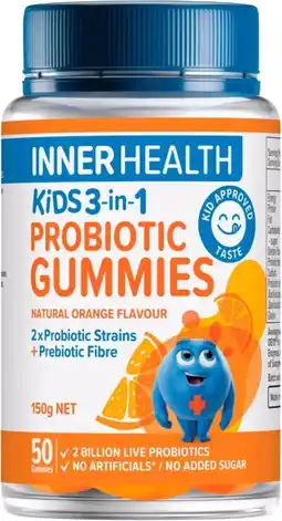 healthylife Inner Health Kids 3-in-1 Probiotic Gummies offer