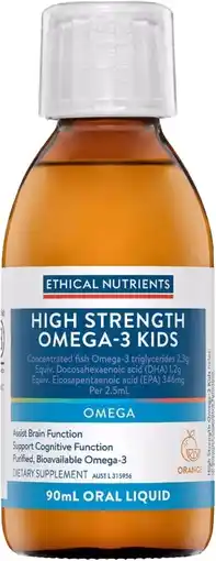 healthylife Ethical Nutrients High Strength Omega-3 Kids Orange offer