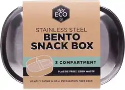 healthylife Ever Eco Bento Box Stainless Steel Three Compartment offer