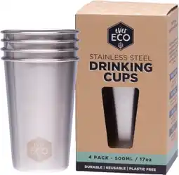 healthylife Ever Eco Stainless Steel Drinking Cups offer