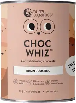 healthylife Nutra Organics Choc Whiz offer
