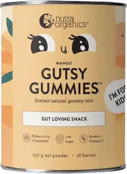 healthylife Nutra Organics Gutsy Gummies Mango offer