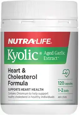 healthylife Nutra-Life Kyolic Aged Garlic Extract Heart & Cholesterol offer