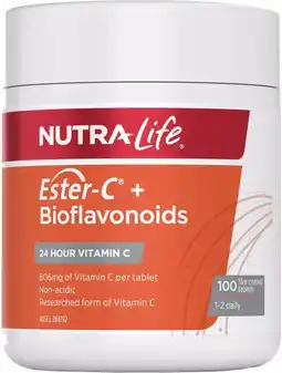 healthylife Nutra-Life Ester C High Strength + Bioflavonoids offer