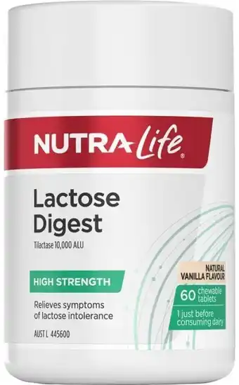 healthylife Nutra-Life Lactose Digest offer