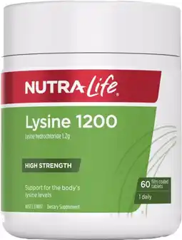 healthylife Nutra-Life Lysine offer