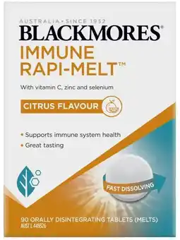 healthylife Blackmores Immune Rapi-Melt offer