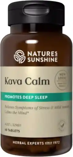 healthylife Natures Sunshine Kava Calm offer