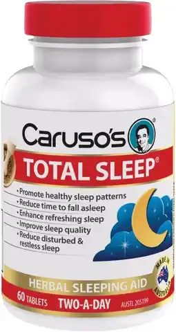 healthylife Carusos Total Sleep 60 Tablets offer