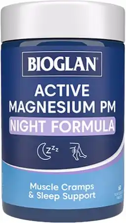 healthylife Bioglan Active Magnesium PM Night Formula offer