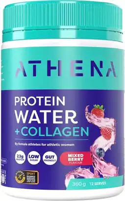 healthylife Athena Protein Water + Collagen Mixed Berry offer
