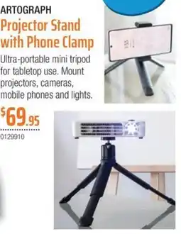 ARTOGRAPH Projector Stand with Phone Clamp