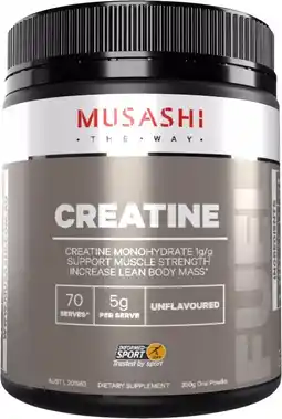 healthylife Musashi Creatine Monohydrate Unflavoured offer