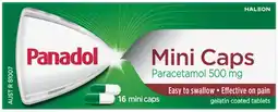 healthylife Panadol Mini Caps 500mg Paracetamol offer