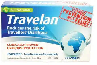 healthylife Travelan Travellers Diarrhoea Relief offer