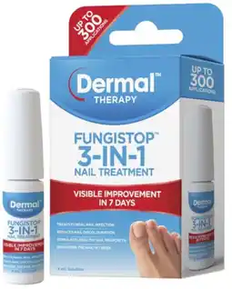 healthylife Dermal Therapy Fungistop 3-in-1 Nail Treatment offer