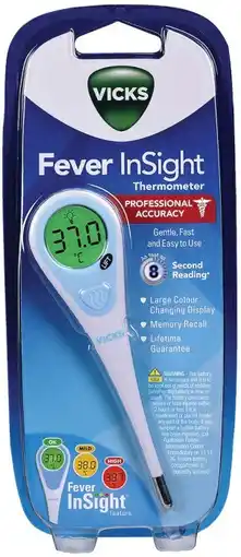 healthylife Vicks Fever InSight Digital Thermometer offer
