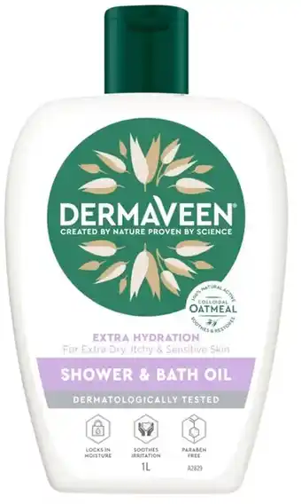healthylife DermaVeen Extra Hydration Shower & Bath Oil offer
