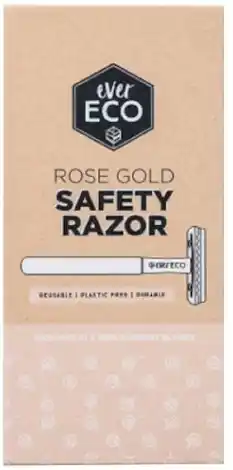 healthylife Ever Eco Safety Razor Rose Gold offer