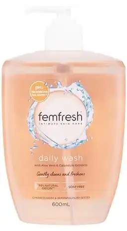 healthylife Femfresh Intimate Daily Wash Pump offer