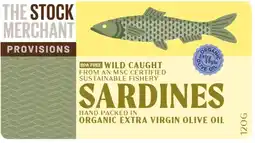 healthylife The Stock Merchant MSC Sardines in Extra Virgin Olive Oil offer