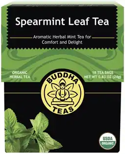 healthylife Buddha Teas Organic Herbal Tea Bags Spearmint Leaf Tea offer