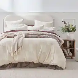 Pillow Talk Tayson Check Quilt Cover Set by M.U.S.E offer