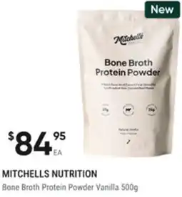 healthylife Mitchells Nutrition Bone Broth Protein Powder Vanilla offer