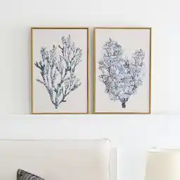 Pillow Talk Coral Wall Art by Habitat offer