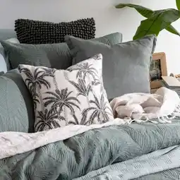 Pillow Talk Boracay Feather Square Cushion by M.U.S.E offer