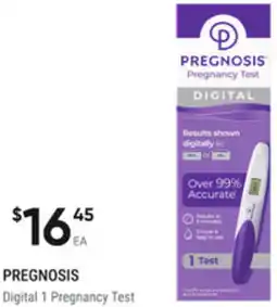 healthylife Pregnosis Digital 1 Pregnancy Test offer