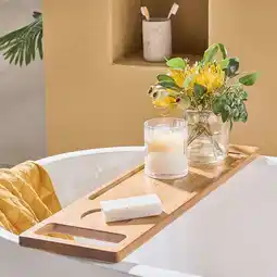 Pillow Talk Acacia Bath Caddy by M.U.S.E offer