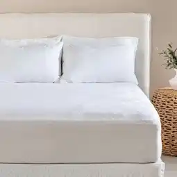Pillow Talk Eco Living Bamboo Waterproof Mattress Protector by Hilton offer