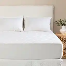Pillow Talk Eco Living Washable Wool Mattress Protector by Hilton offer