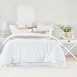 Pillow Talk Hotel Luxury Natural Quilt Cover Set by Hilton offer