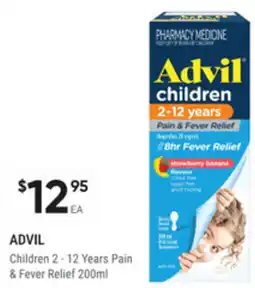healthylife Advil children 2-12 years Pain & Fever Relief offer