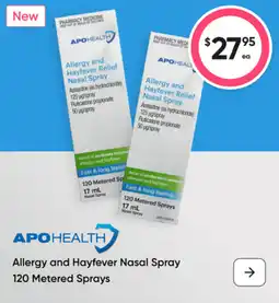 healthylife Apohealth Allergy and Hayfever Nasal Spray offer