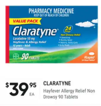 healthylife Claratyne Hayfever Allergy Relief Non Drowsy offer