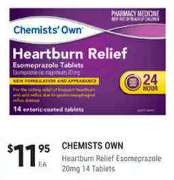healthylife Chemists own Heartburn Relief Esomeprazole offer