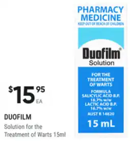 healthylife Duofilm solution for the treatment of warts offer