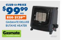 BCF Gasmate deluxe butane heater offer