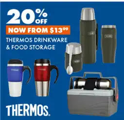 BCF Thermos drinkware & food storage offer