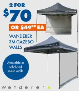 BCF Wanderer 3m Gazebo Walls offer