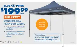 BCF Wanderer 3x3m Heavy Duty Gazebo offer