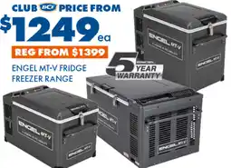 BCF Engel mt-v fridge freezer range offer